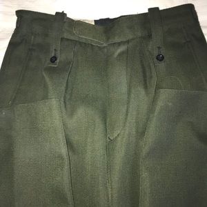 100% wool high wasted Barack slacks. S